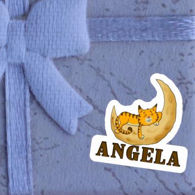 Angela Autocollant Chat Image