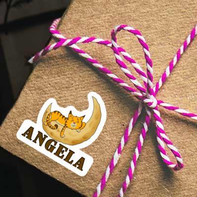 Angela Sticker Katze Laptop Image