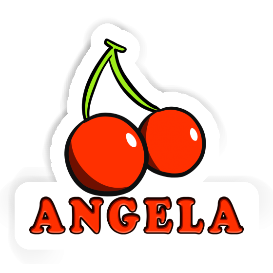 Sticker Angela Cherry Laptop Image