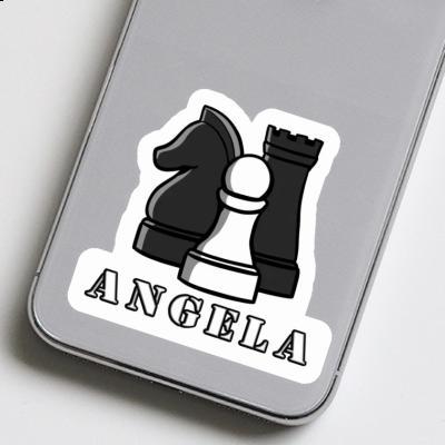 Angela Autocollant Pièce d'échec Notebook Image