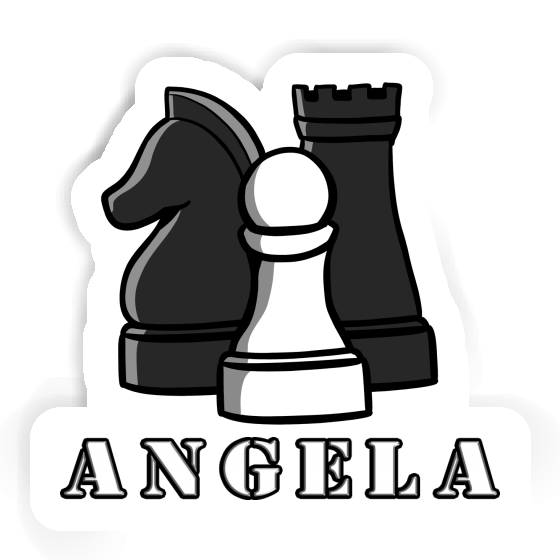 Angela Sticker Chessman Notebook Image