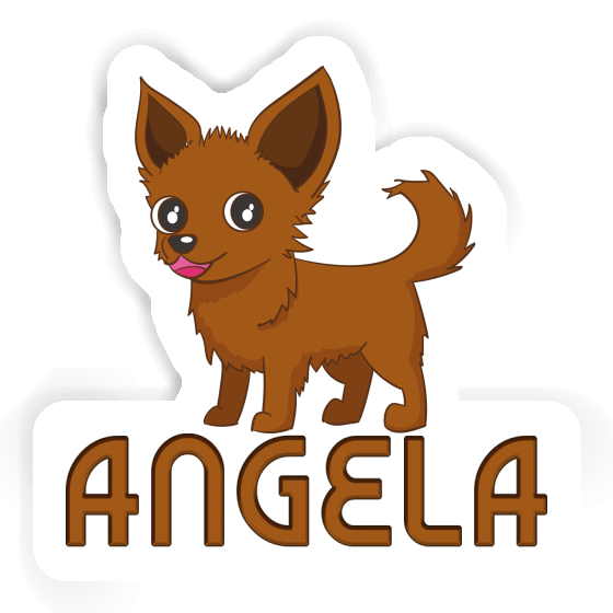 Chihuahua Sticker Angela Laptop Image