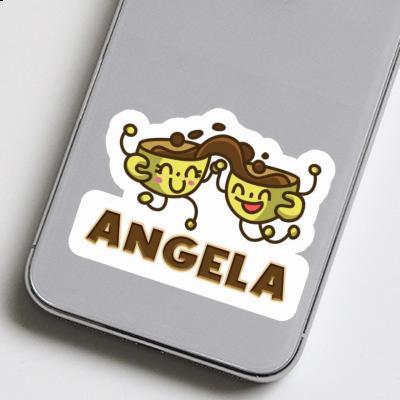 Coffee Sticker Angela Laptop Image