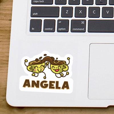 Coffee Sticker Angela Notebook Image