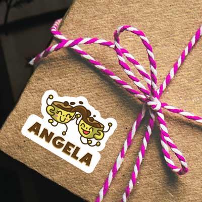 Coffee Sticker Angela Notebook Image