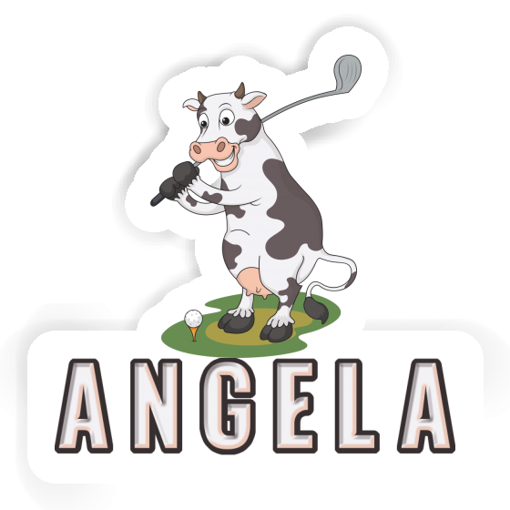 Vache Autocollant Angela Notebook Image