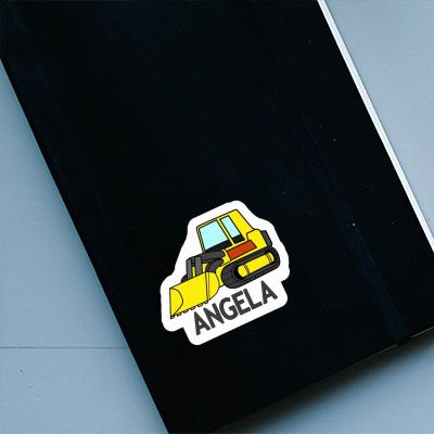 Chargeur à chenilles Autocollant Angela Notebook Image
