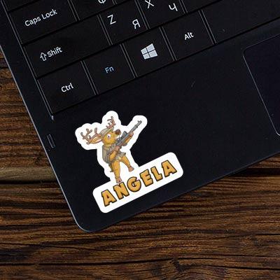 Sticker Angela Deer Laptop Image