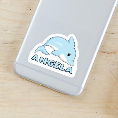 Sticker Dolphin Angela Image