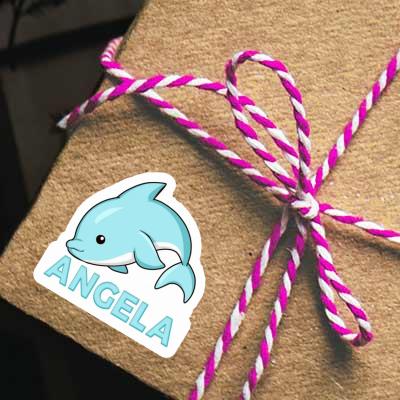 Sticker Angela Dolphin Gift package Image