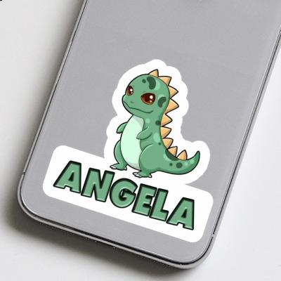 Angela Autocollant T-Rex Notebook Image