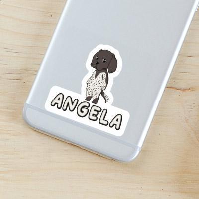 Small Munsterlander Sticker Angela Gift package Image