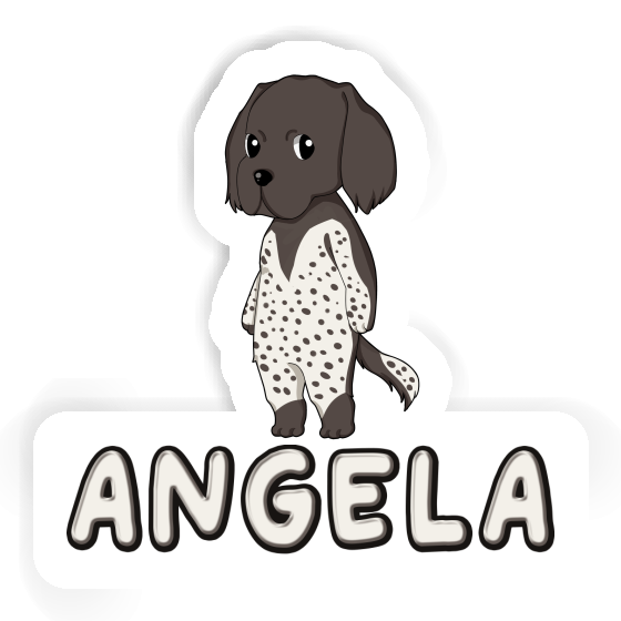 Small Munsterlander Sticker Angela Notebook Image