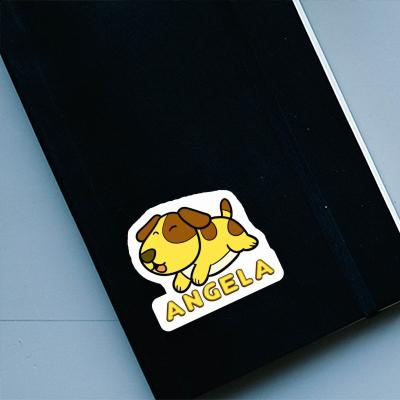 Sticker Angela Dog Notebook Image