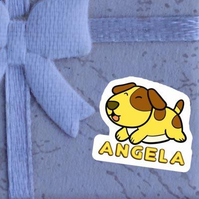 Sticker Angela Dog Notebook Image