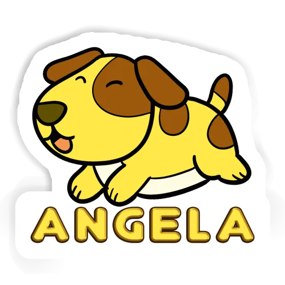 Autocollant Chien Angela Gift package Image