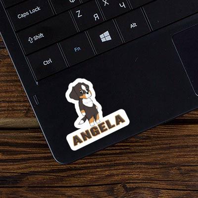 Angela Sticker Berner Sennenhund Notebook Image