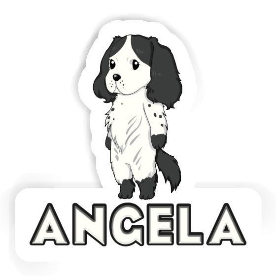 Sticker Angela English Cocker Spaniel Gift package Image