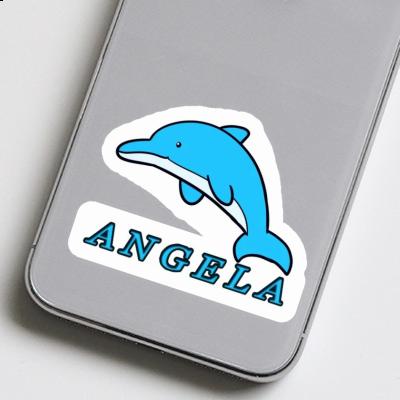 Angela Sticker Dolphin Notebook Image