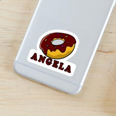 Angela Sticker Donut Laptop Image
