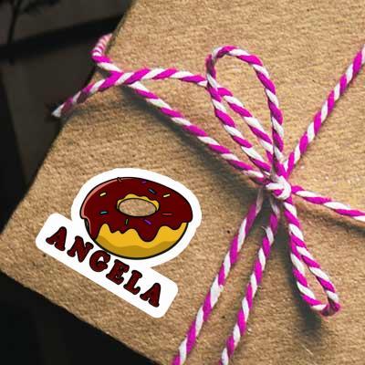 Angela Sticker Donut Notebook Image