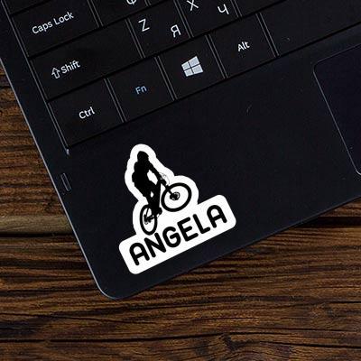 Aufkleber Downhiller Angela Laptop Image