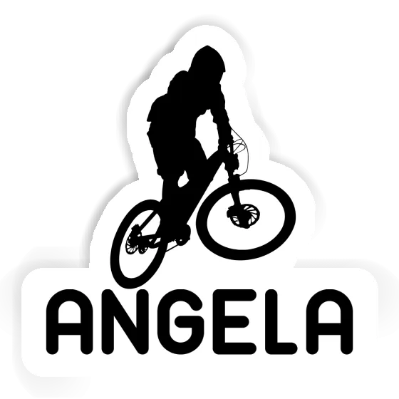 Aufkleber Downhiller Angela Notebook Image
