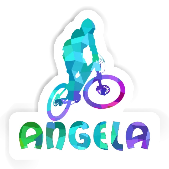 Aufkleber Angela Downhiller Notebook Image