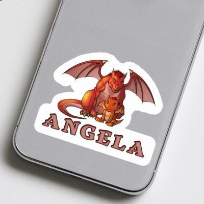 Aufkleber Angela Drache Laptop Image