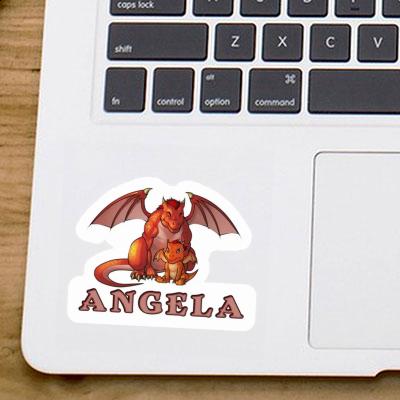 Autocollant Dragon Angela Laptop Image