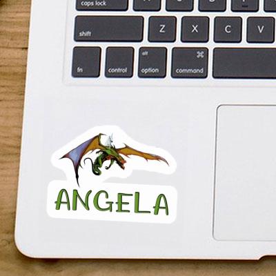Angela Autocollant Dragon Laptop Image
