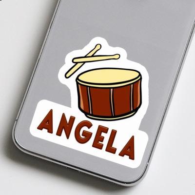 Aufkleber Trommel Angela Image