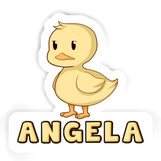 Sticker Duck Angela Laptop Image