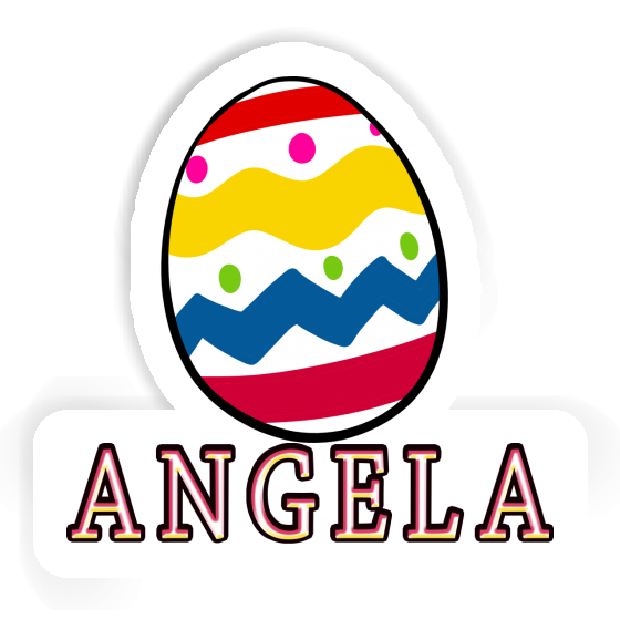 Angela Autocollant Oeuf de Pâques Image