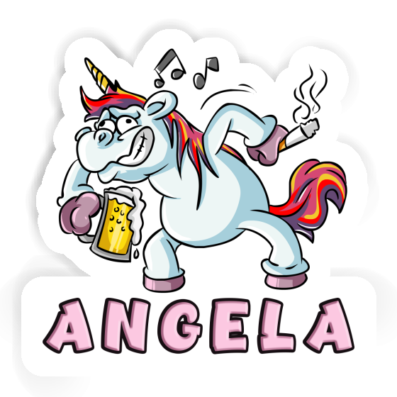 Sticker Unicorn Angela Notebook Image