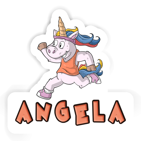 Sticker Angela Läuferin Image