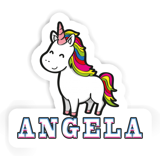 Sticker Angela Unicorn Notebook Image