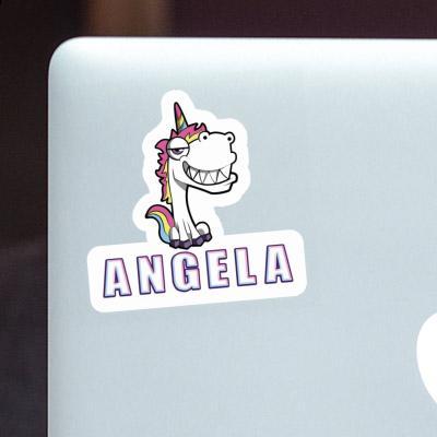Sticker Grinning Unicorn Angela Gift package Image