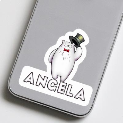 Angela Sticker Ice Bear Laptop Image