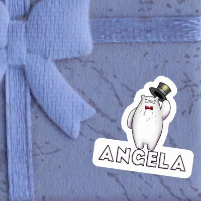 Angela Sticker Ice Bear Laptop Image