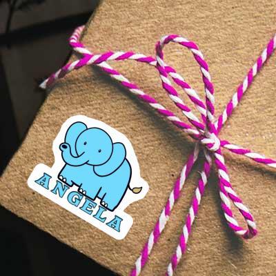 Elephant Sticker Angela Gift package Image