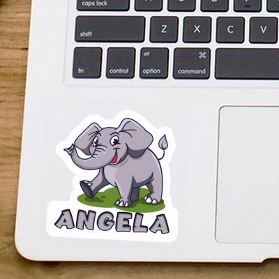 Sticker Elephant Angela Notebook Image