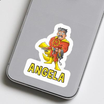Angela Sticker Elektriker Laptop Image