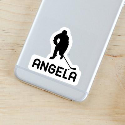 Hockey Player Sticker Angela Gift package Image