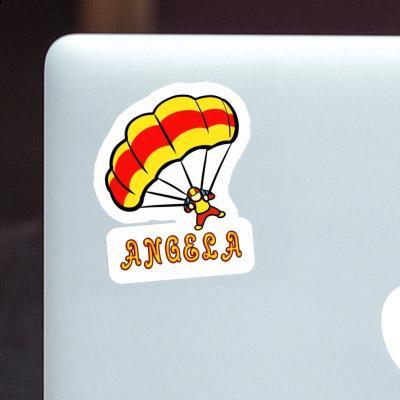 Sticker Angela Skydiver Laptop Image