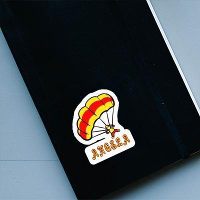 Sticker Angela Fallschirm Laptop Image