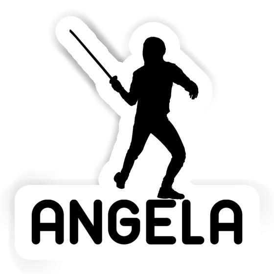 Angela Sticker Fechter Notebook Image
