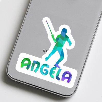 Sticker Fencer Angela Laptop Image
