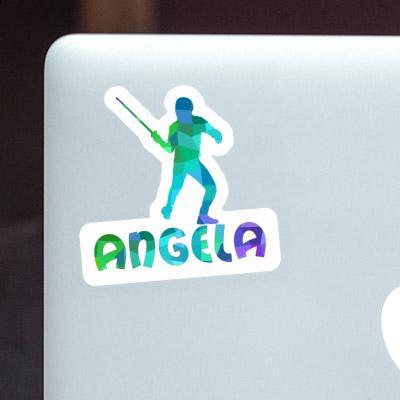 Fechter Sticker Angela Notebook Image