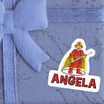 Sticker Firefighter Angela Laptop Image